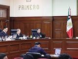 Sesión del pleno del máximo
tribunal del país, ayer.
