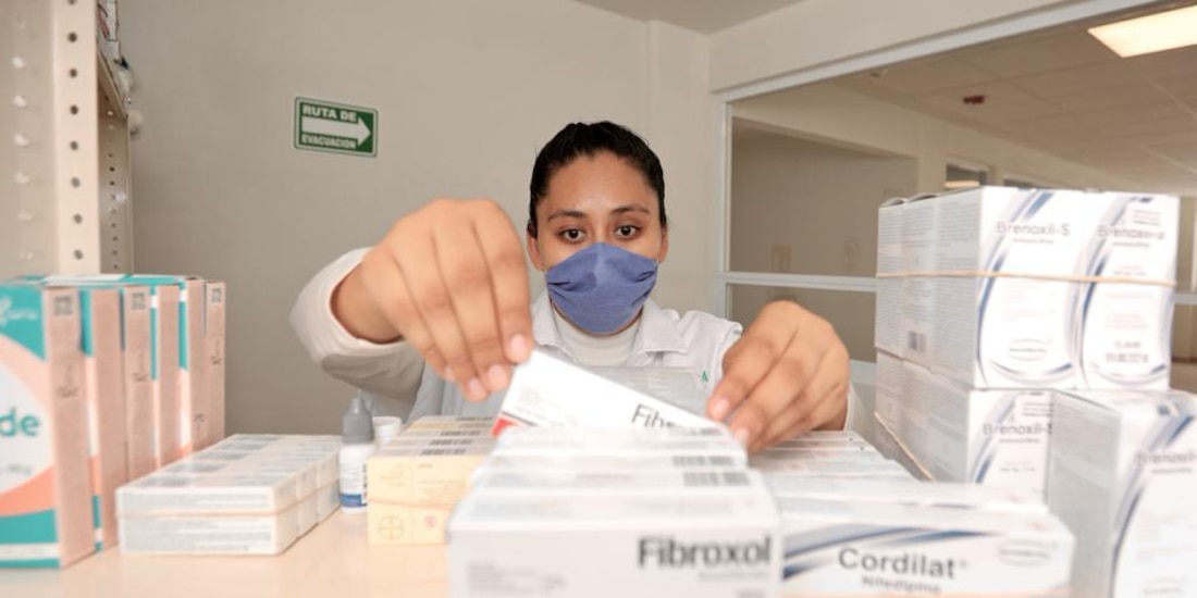 Farmacia en un centro de salud.