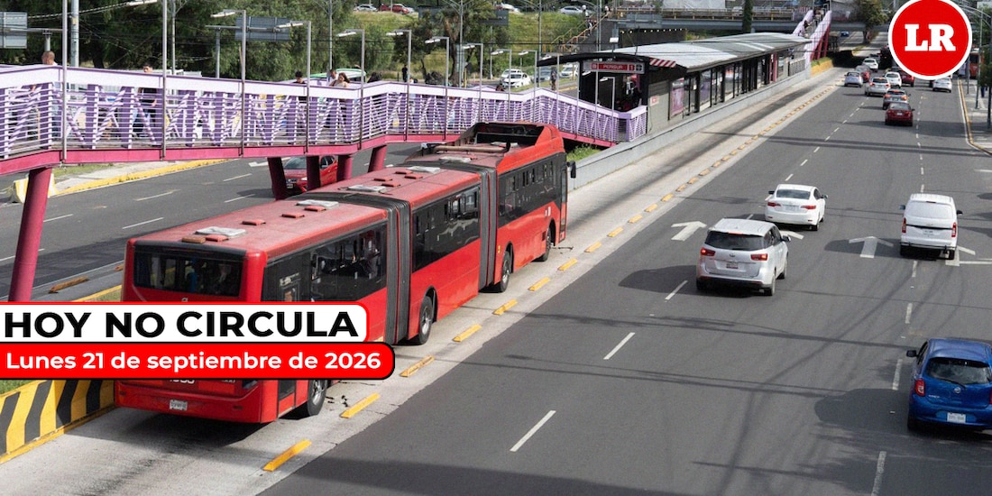 Consulta las restricciones del Hoy No Circula para este lunes 21 de septiembre de 2026.