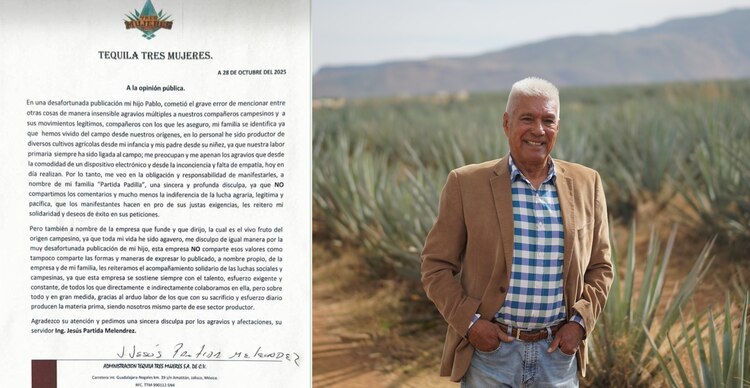 Comunicado de tequila tres mujeres