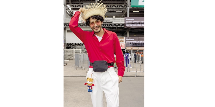 Fans portaron atuendos que aluden a Puerto Rico.