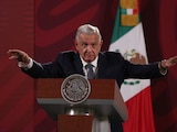 Andrés Manuel López Obrador este martes 7 de junio en Palacio Nacional.