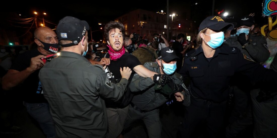Protestas en Israel contra Benjamin Netanyahu