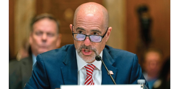 Terrance Cole, titular de la DEA, ayer, al comparecer en el Senado de Estados Unidos.