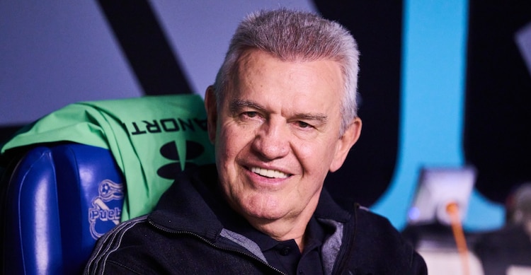 Javier Aguirre en un partido de México antes de la Copa del Mundo 2026