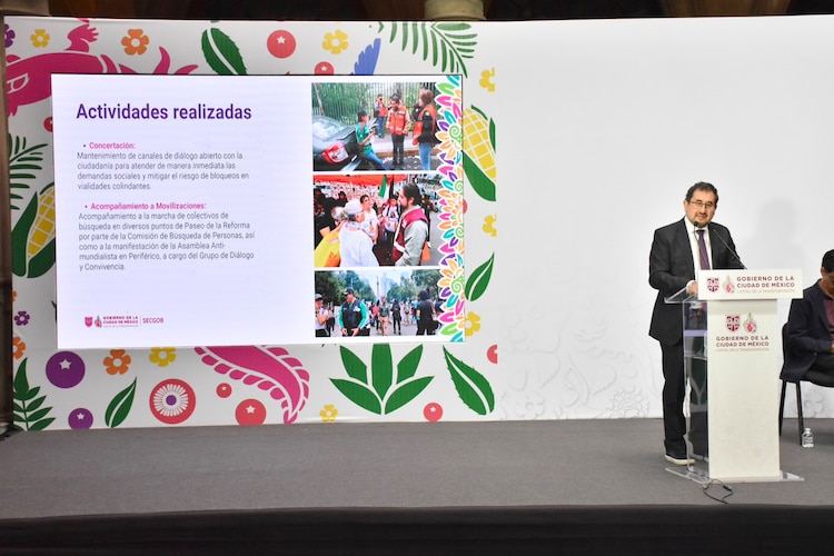 César Cravioto Romero, secretario de Gobierno de la Ciudad de México, el 6 de julio de 2026.