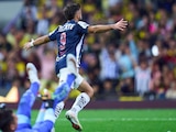 Diego Rossi celebra su anotación ante el América.