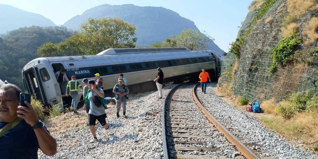Descarrilamiento de tren del Corredor Interoceánico.