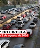 Te compartimos cómo aplica el Hoy No Circula este lunes 3 de agosto de 2026 en la Ciudad de México y el Estado de México.