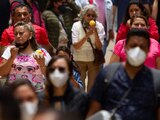 Cientos de capitalinos acudieron a las calles del Centro Histórico en el marco del Semáforo Epidemiológico Amarillo por la pandemia del Covid-19