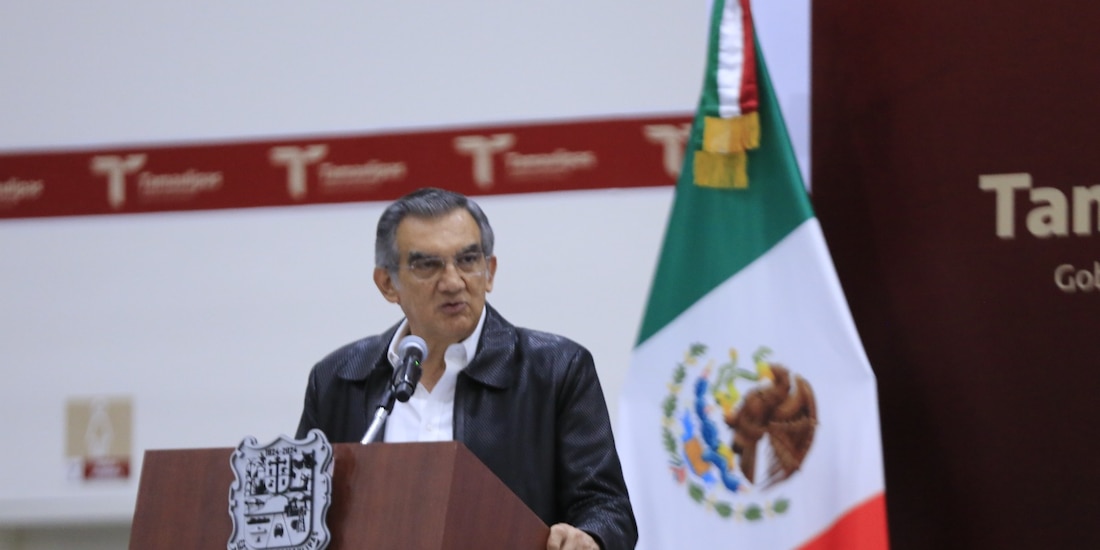 Américo Villarreal Anaya, gobernador constitucional.