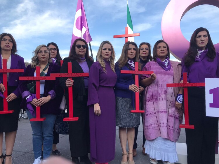 Protesta en el Zócalo.