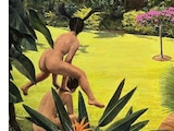 JARDÍN de Cuernavaca, Adán y Eva
niños, de Daniel Lezama.