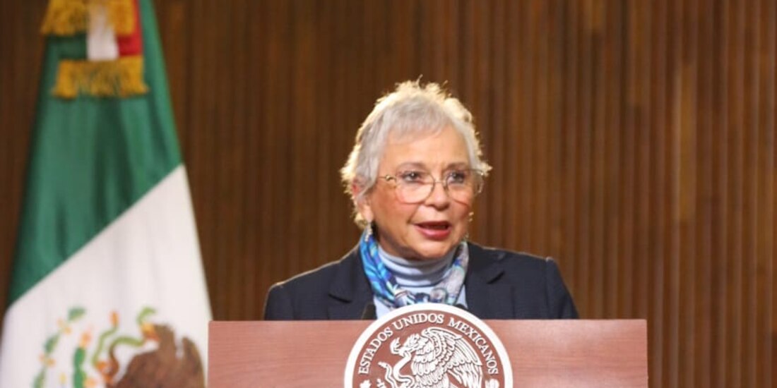 La secretaria de Gobernación, Olga Sánchez Cordero.