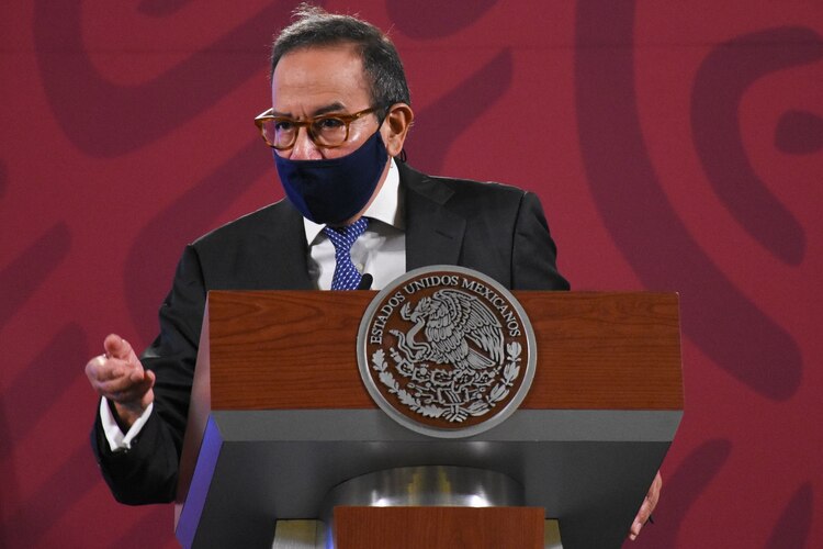 El dirigente del CCE, Carlos Salazar, el 30 de noviembre de 2020.