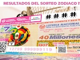 Resultados Sorteo Zodiaco 1745 del 17 de mayo del 2026 de Lotería Nacional.