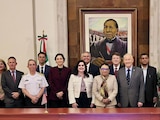 Segob reúne a Rosa Icela Rodríguez y embajador de EU