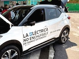 Automóvil incluyente presentado por el Congreso capitalino, ayer.