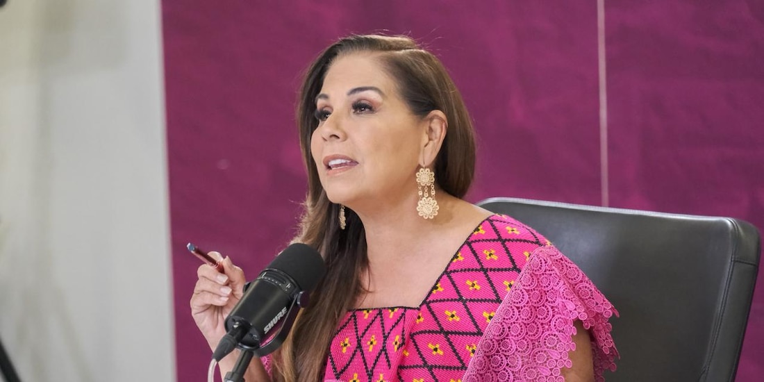 La gobernadora constitucional, Mara Lezama.