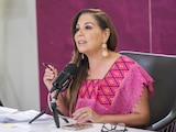 La gobernadora constitucional, Mara Lezama.