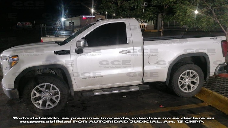 Marco N intentó huir a bordo de una camioneta.