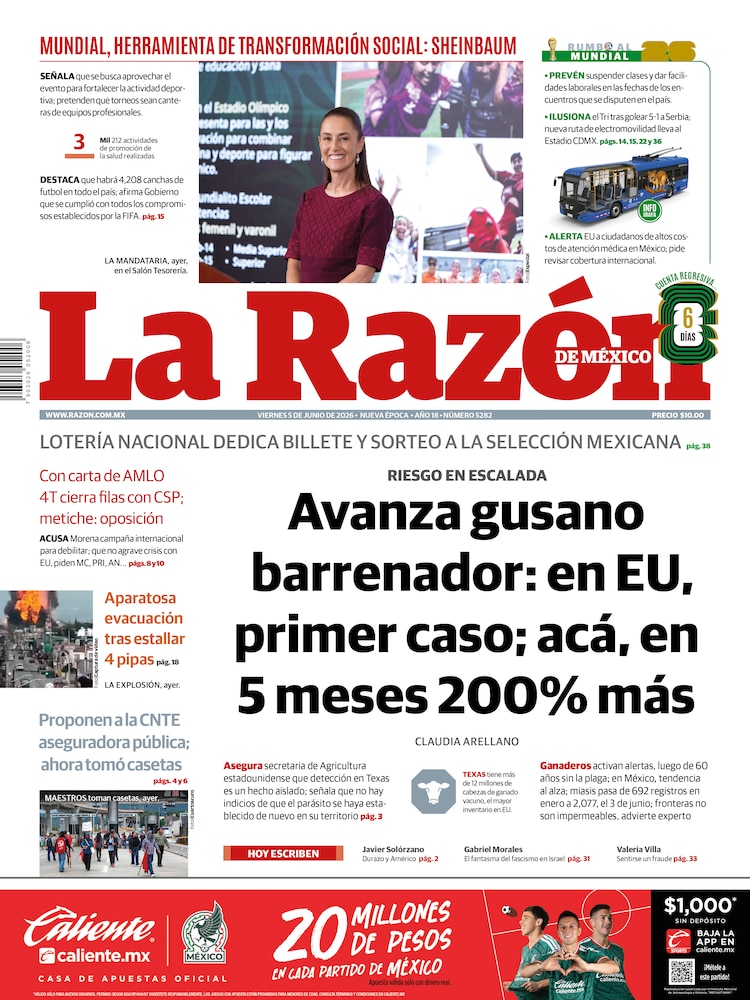 La Razón 05 Junio 2026