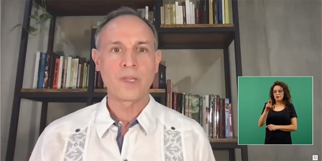 Hugo López-Gatell se incorporó este miércoles vía remota a la conferencia vespertina diaria.