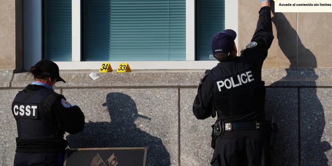 Imagen de la zona atacada.