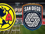 América recibe al San Diego en la cancha del Estadio Azteca.