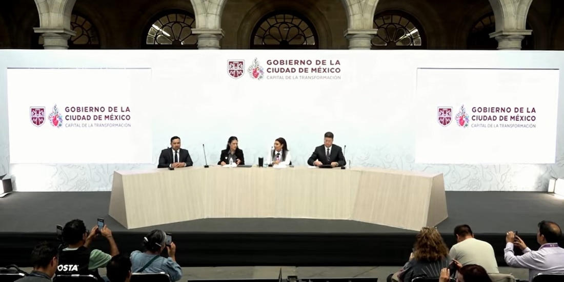 Conferencia de autoridades de la CDMX.