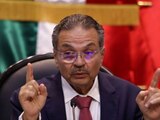 Octavio Romero Oropeza, director General de Pemex, durante su comparecencia en la Cámara de Diputados