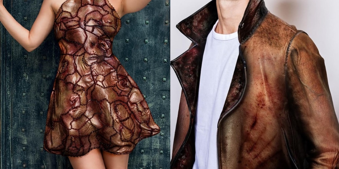 Muestran cómo se vería la ropa si estuviera hecha con piel de humano