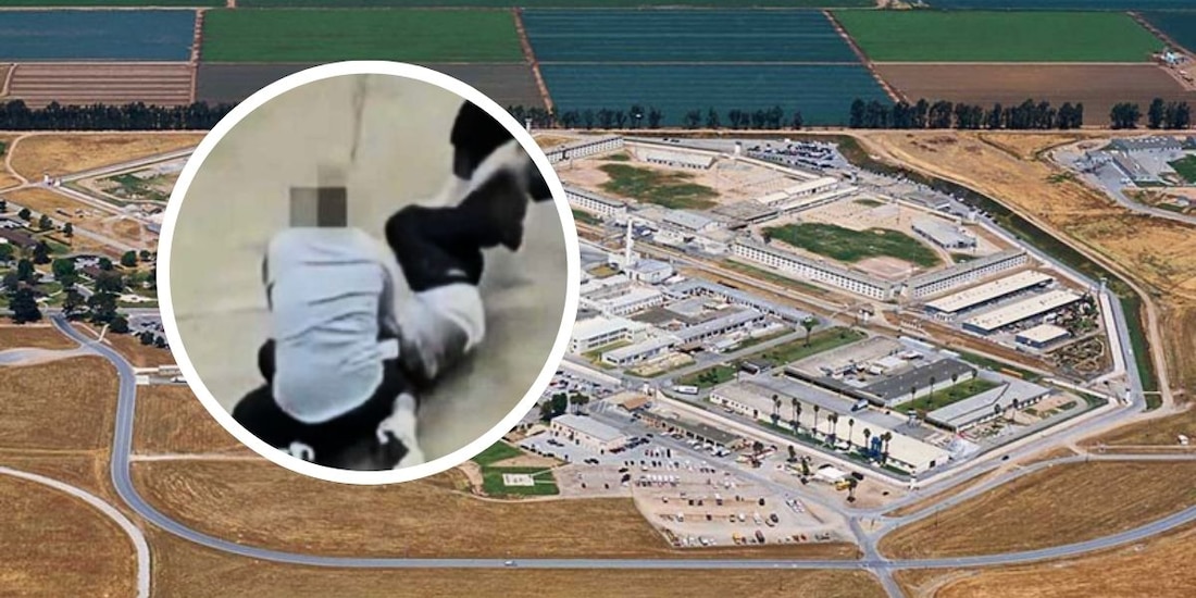 Exterior de la Prisión Estatal de Salinas Valley, en Soledad, donde se registró el homicidio del interno.