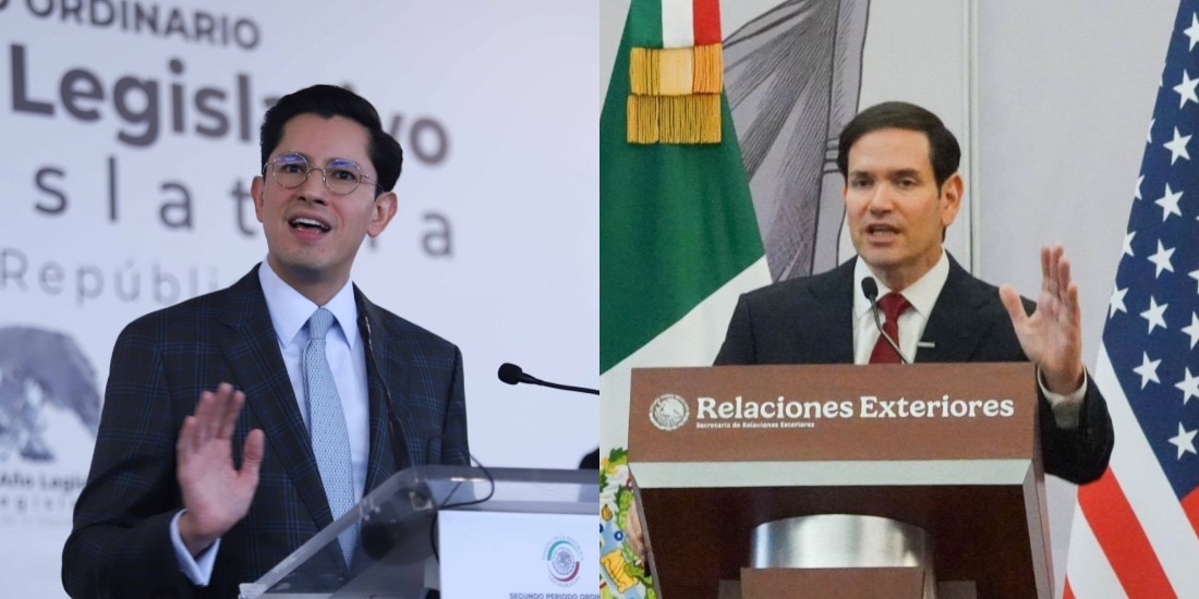 Roberto Velasco sostiene llamada telefónica con Marco Rubio; abordan seguridad y migración.