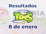Resultados del Tris de hoy 8 de enero del 2025.