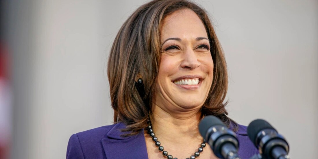 La vicepresidenta de Kamala Harris.