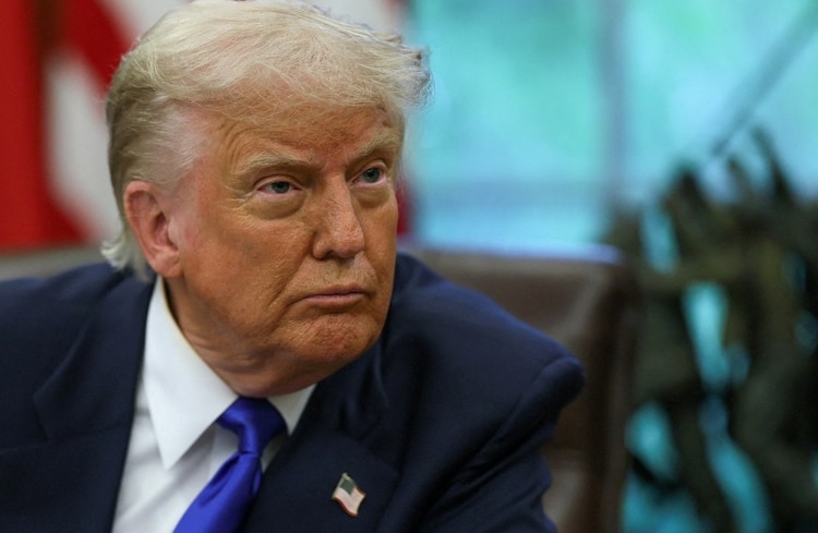 El presidente de Estados Unidos, Donald Trump, durante un acto en la Casa Blanca