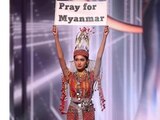 Thuzar Wint, Miss Myanmar, podría ir a la cárcel y ser presa política