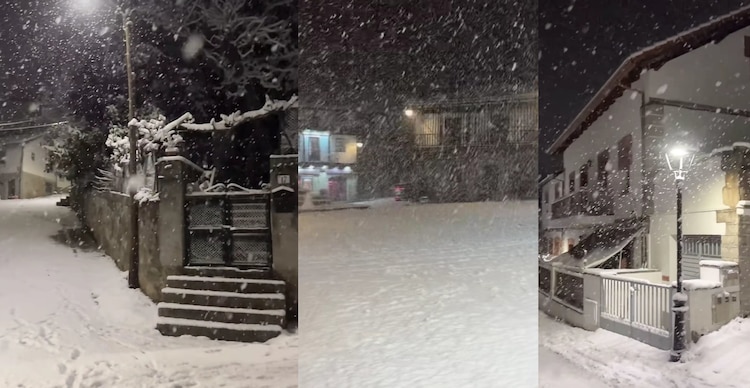 Fotos de la nieve en Madrid