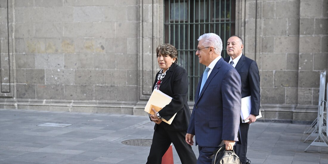 Este jueves, la Gobernadora del Edomex estuvo en el centro del país.