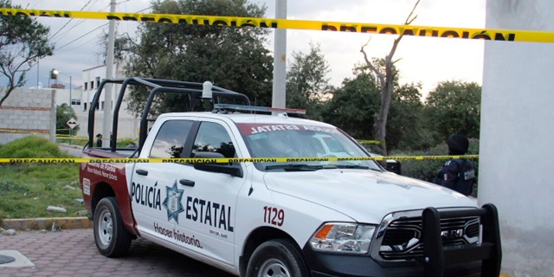 Imagen de una unidad de la policía estatal de Puebla