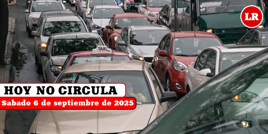 Te decimos cómo aplica el Hoy No Circula este sábado 6 de septiembre en la Ciudad de México y el Estado de México.