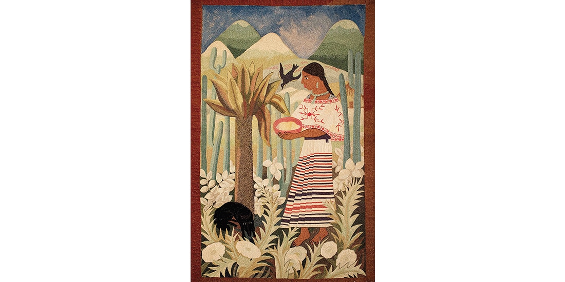 India oaxaqueña (1928), de Lola Cueto, que forma parte
del libro.