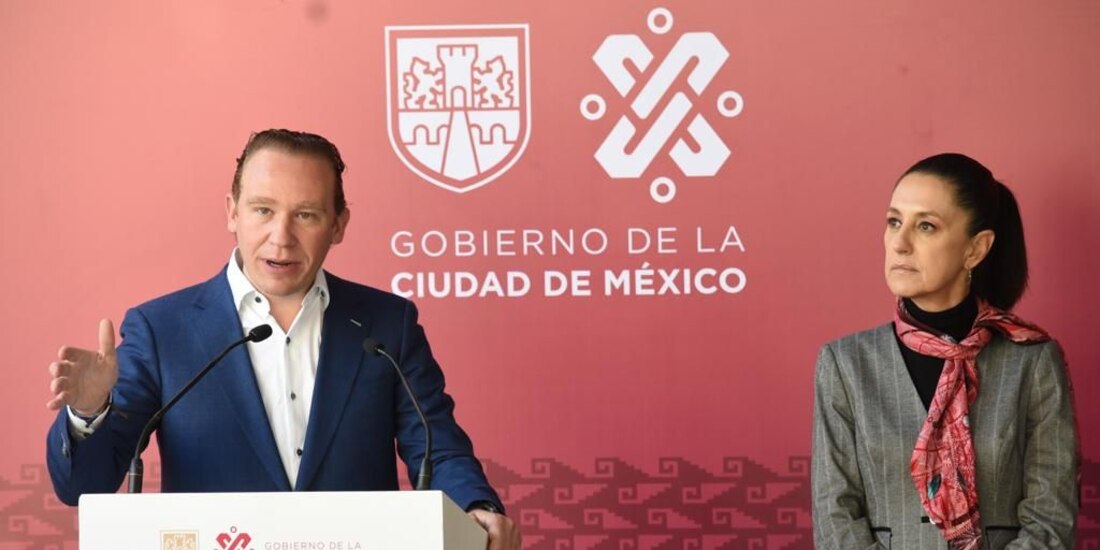 Santiago Taboada y Claudia Sheinbaum.