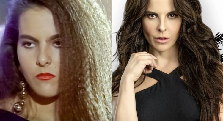 Kate del Castillo en Muchachitas y ahora de 50 años