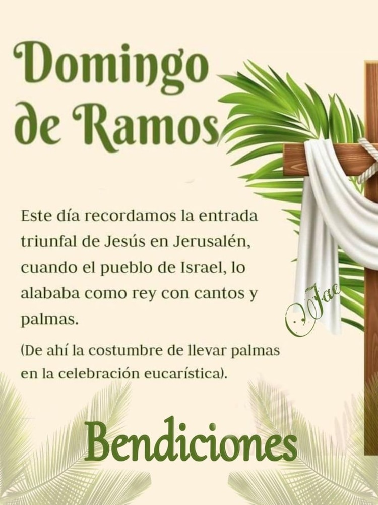 Imágenes para desear feliz Domingo de Ramos