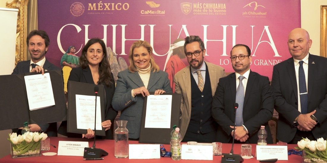Maru Campos promueve en Italia la atracción de turismo e inversiones para el estado.