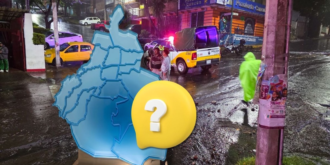 ¿Cuáles son las zonas más propensas a inundaciones por fuertes lluvias en CDMX? Te contamos.