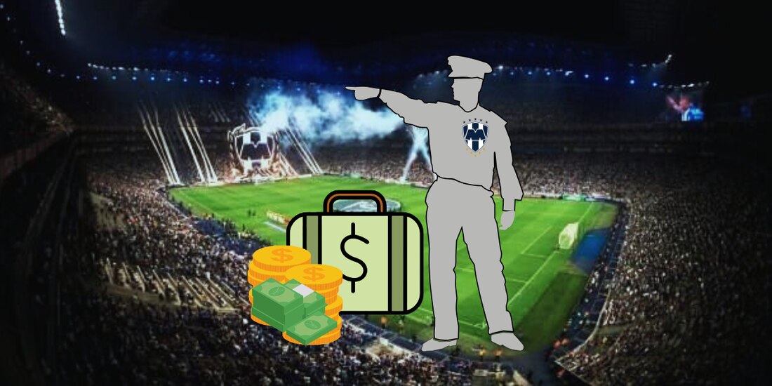 Guardia del Estadio BBVA devuelve cartera con miles de pesos y directiva de Rayados lo recompensa Foto: Especial