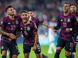 Jugadores de México festejan un gol contra Honduras en los cuartos de final de la Copa Oro el pasado 24 de julio.